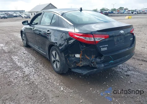 2012 Kia Optima Hybrid Ex from USA, damaged, VIN KNAGM4AD9C5027830